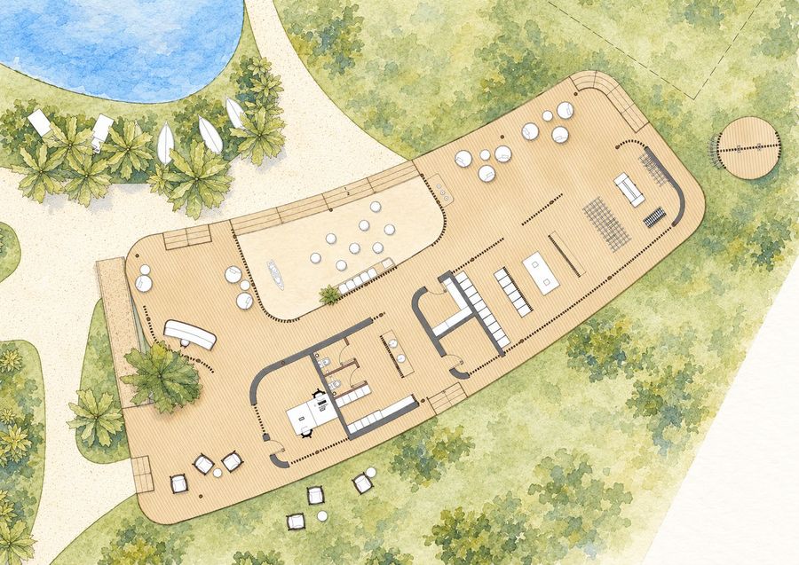 Planta humanizada da Kite School
